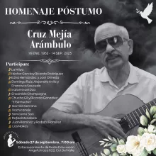Homenaje a Crúz Mejía
